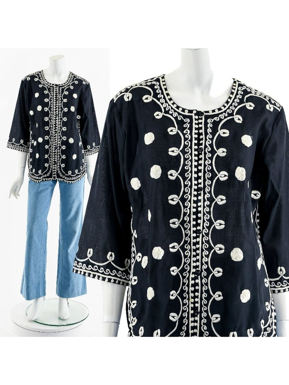 Embroidered Moroccan Bohemian Jacket